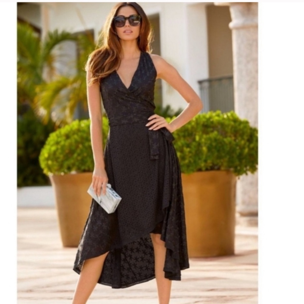 BOSTON PROPER wrap dress